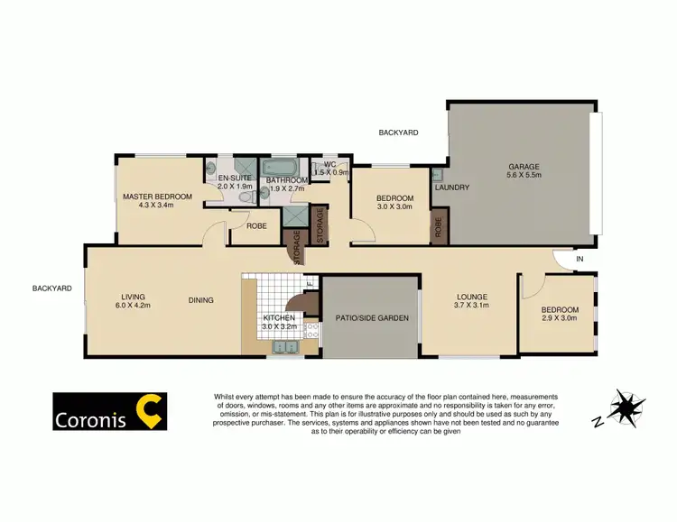 Floorplan of Homely house listing, 13 Caper Close, Springfield Lakes QLD 4300
