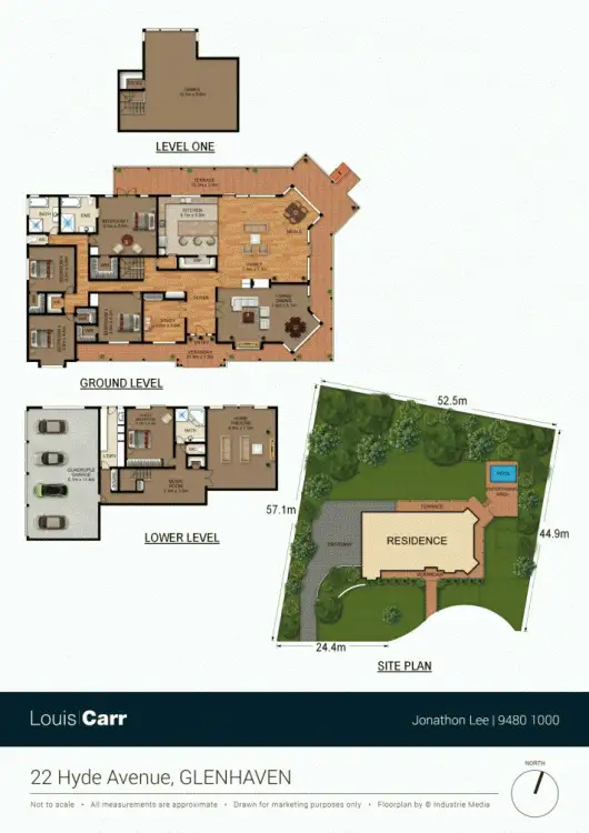 Floorplan of Homely house listing, 22 Hyde Avenue, Glenhaven NSW 2156
