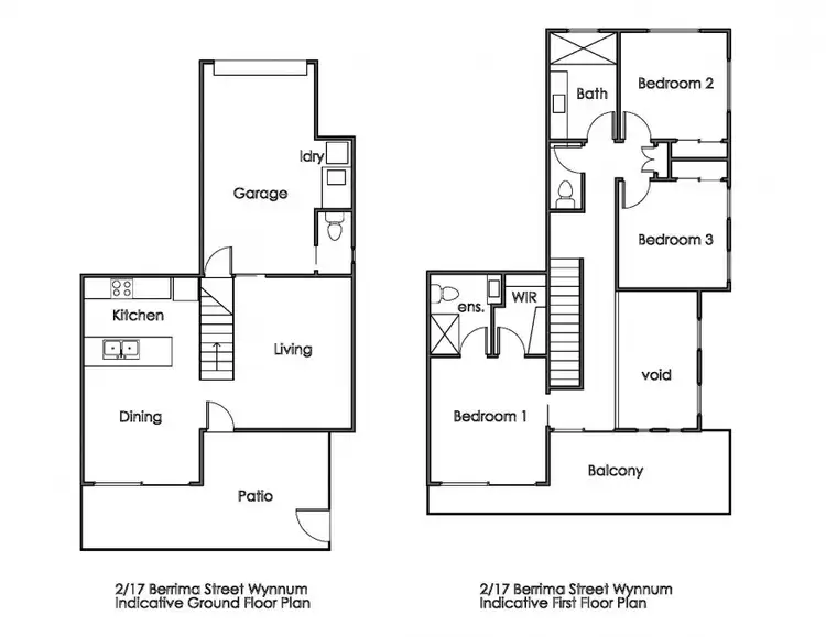 Floorplan of Homely townhouse listing, 2/17 Berrima St, Wynnum QLD 4178