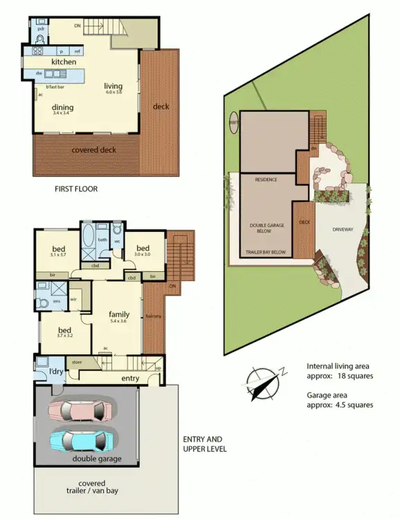Floorplan of Homely house listing, 52 Manna Street, Dromana VIC 3936