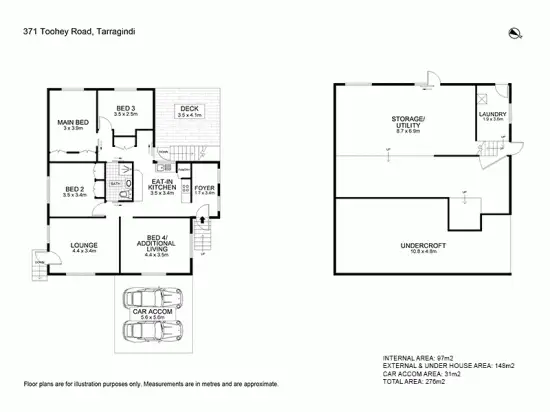 Floorplan of Homely house listing, 371 Toohey Road, Tarragindi QLD 4121