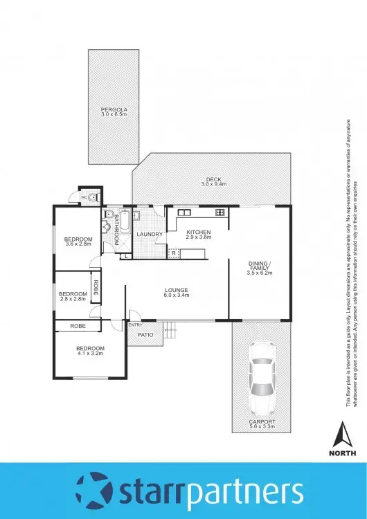 Floorplan of Homely house listing, 3 Allambi Street, Colyton NSW 2760
