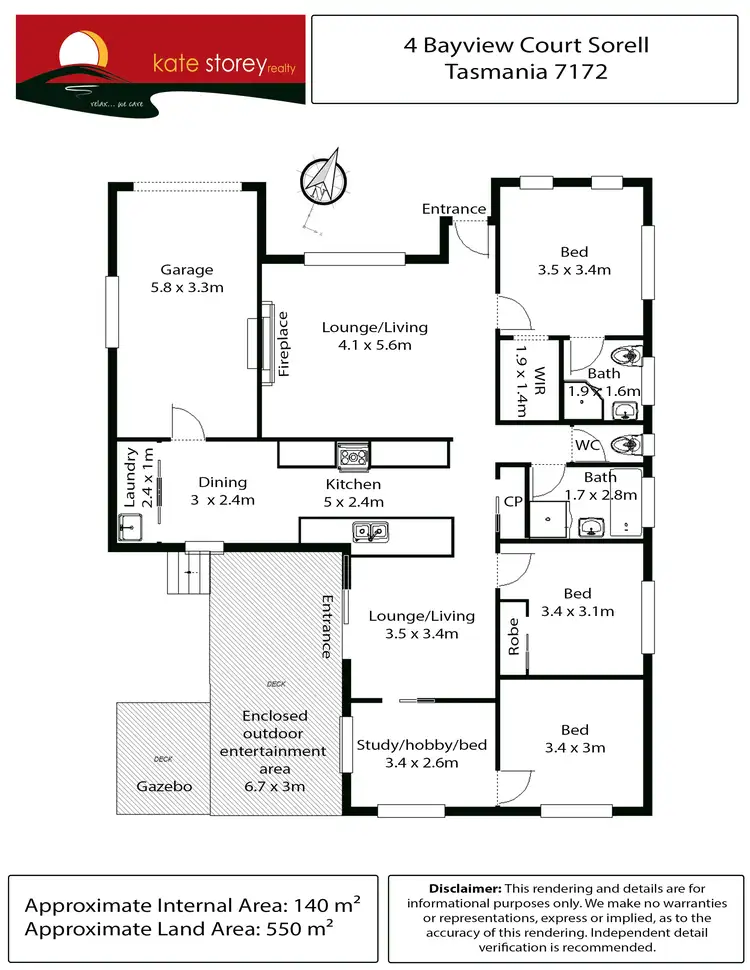 Floorplan of Homely house listing, 4 Bayview Court, Sorell TAS 7172