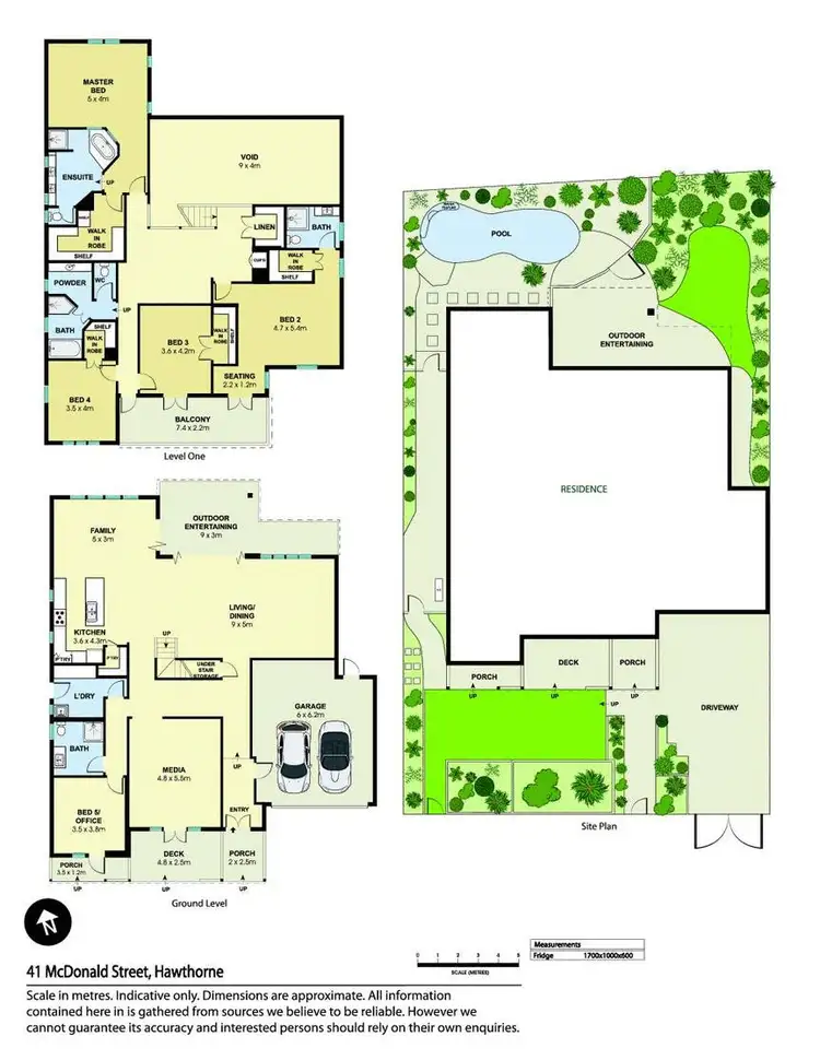 Floorplan of Homely house listing, 41 McDonald Street, Hawthorne QLD 4171
