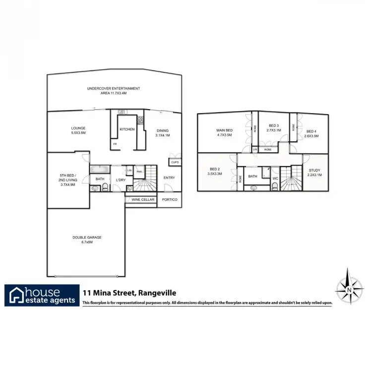 Floorplan of Homely house listing, 11 Mina Street, Rangeville QLD 4350