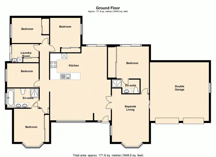 Floorplan of Homely house listing, 3 St Ives Court, Kippa-ring QLD 4021