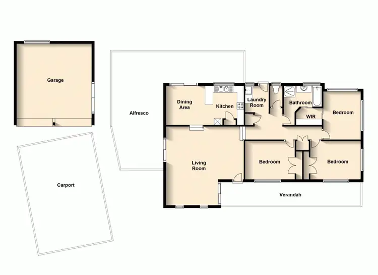 Floorplan of Homely house listing, 18 Darnum Court, Cornubia QLD 4130