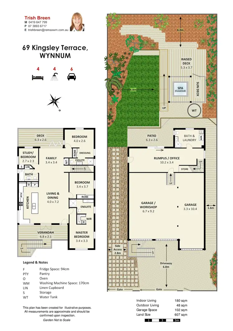 Floorplan of Homely house listing, 69 Kingsley Tce, Wynnum QLD 4178