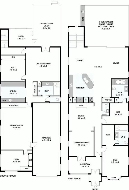Floorplan of Homely house listing, 38 Highlands Street, Albion QLD 4010