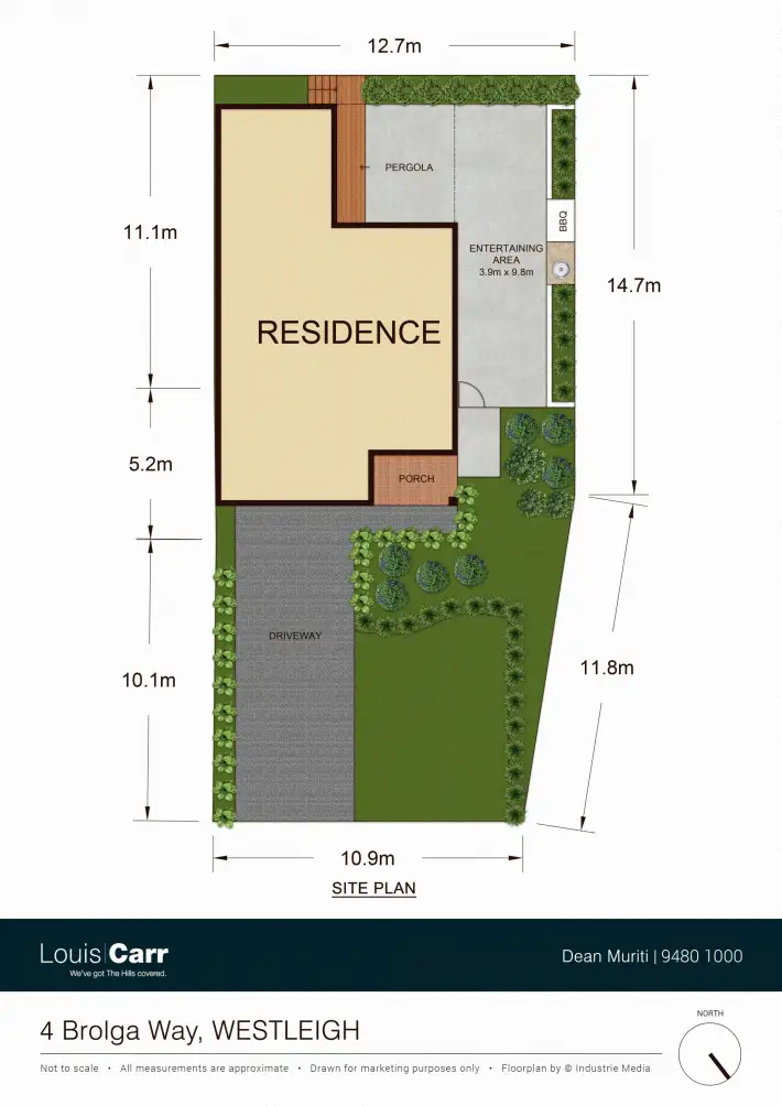 Floorplan of Homely semi-detached listing, 4 Brolga Way, Westleigh NSW 2120
