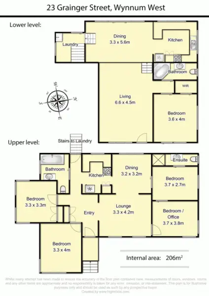 Floorplan of Homely house listing, 23 Grainger Street, Wynnum QLD 4178