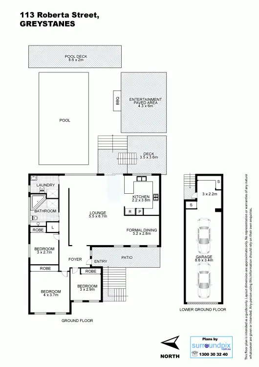Floorplan of Homely house listing, 113 Roberta St, Greystanes NSW 2145