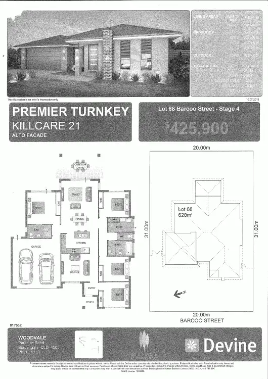 Floorplan of Homely house listing, 13 Barcoo Street, Burpengary QLD 4505