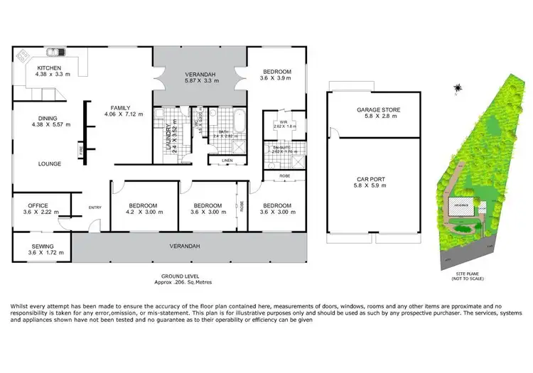 Floorplan of Homely house listing, 1 Mavis Court, Highfields QLD 4352