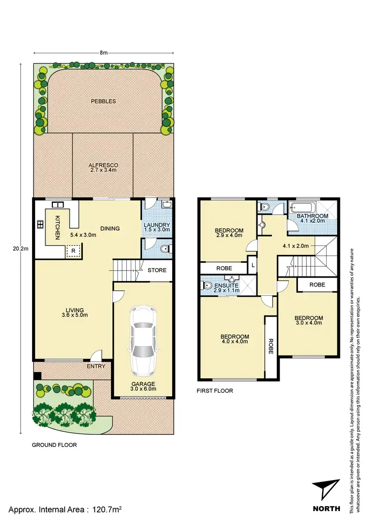 Floorplan of Homely townhouse listing, 11/95 Pye Road, Quakers Hill NSW 2763