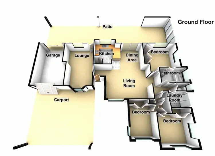 Floorplan of Homely house listing, 4 Parish Road, Caboolture QLD 4510