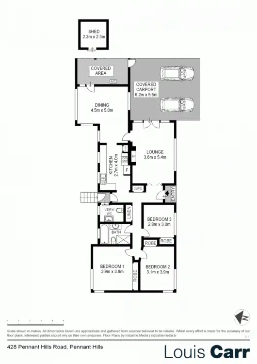 Floorplan of Homely house listing, 428 Pennant Hills Road, Pennant Hills NSW 2120
