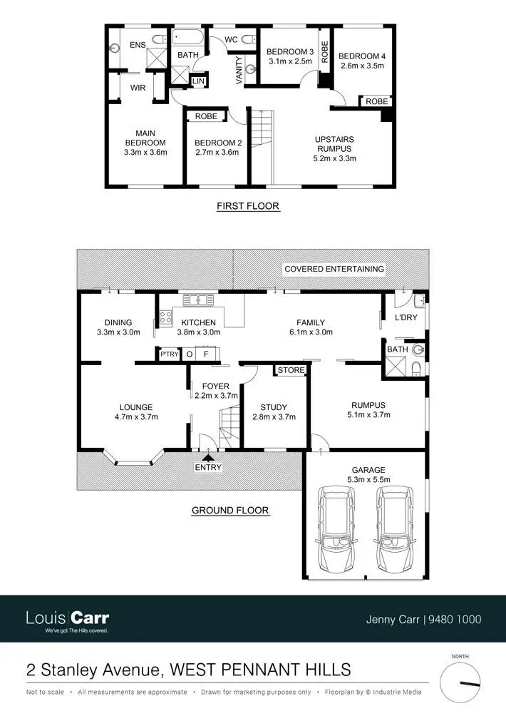 Floorplan of Homely house listing, 2 Stanley Avenue, West Pennant Hills NSW 2125