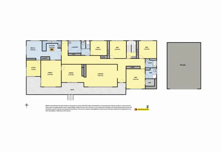 Floorplan of Homely house listing, 8 Howarth Street, Elliminyt VIC 3250