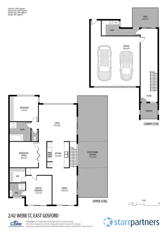 Floorplan of Homely townhouse listing, 2/42 Webb Street, East Gosford NSW 2250