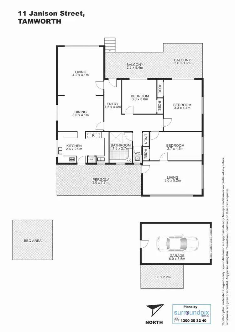 Floorplan of Homely house listing, 11 Janison Street, Tamworth NSW 2340