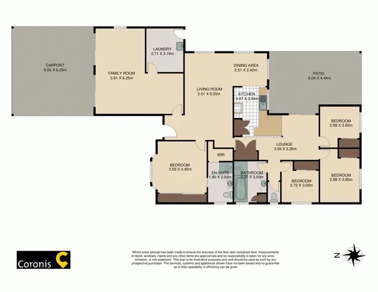 Floorplan of Homely house listing, 6 Emerald Street, Joyner QLD 4500