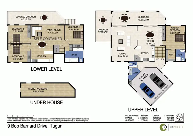 Floorplan of Homely house listing, 9 Bob Barnard Drive, Tugun QLD 4224