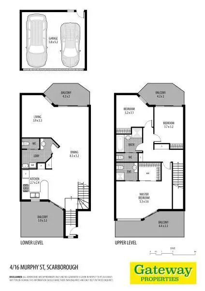 Floorplan of Homely unit listing, 4/16 Murphy Street, Scarborough QLD 4020