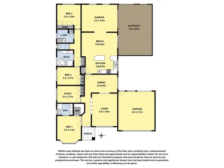 Floorplan of Homely house listing, 121 Main St, Elliminyt VIC 3250