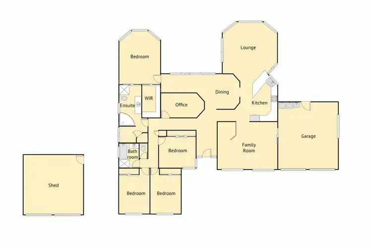 Floorplan of Homely rural property listing, 25-27 Amethyst Court, Caboolture QLD 4510