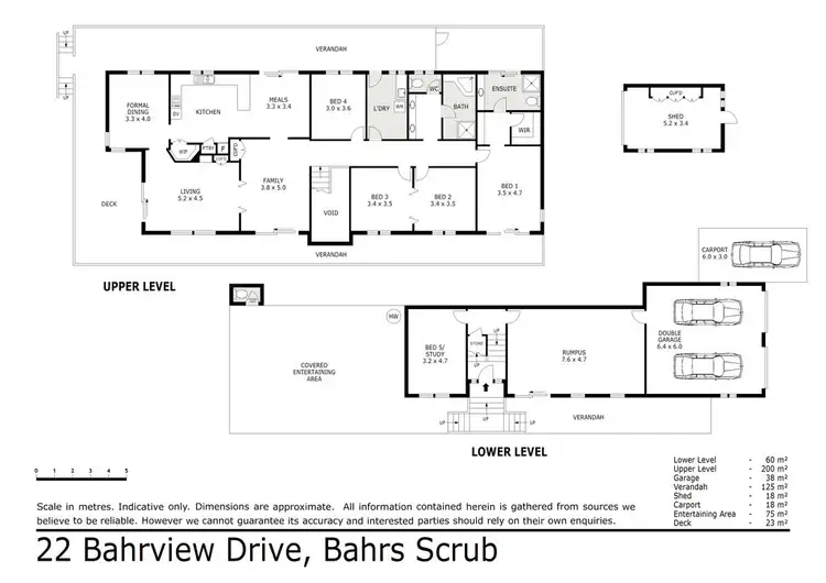 Floorplan of Homely house listing, 22 Bahrview Drive, Bahrs Scrub QLD 4207