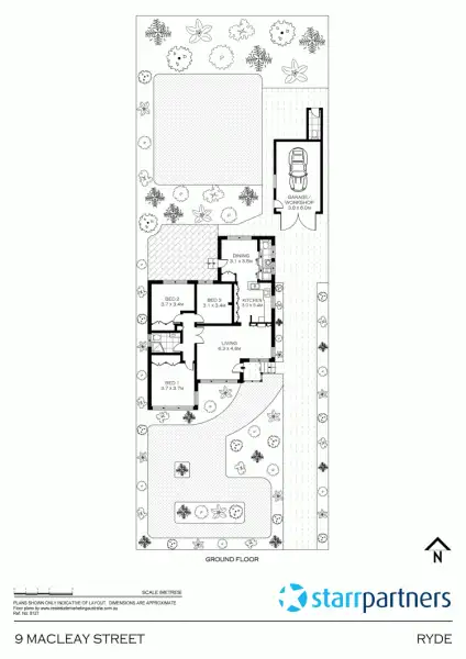 Floorplan of Homely house listing, 9 Macleay St, Ryde NSW 2112