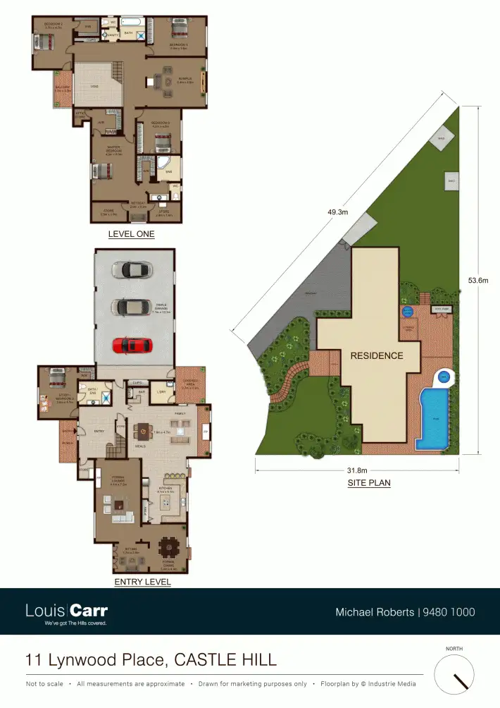Floorplan of Homely house listing, 11 Lynwood Place, Castle Hill NSW 2154