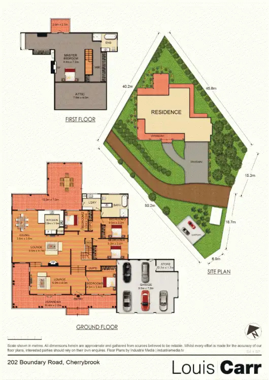 Floorplan of Homely house listing, 202 Boundary Road, Cherrybrook NSW 2126