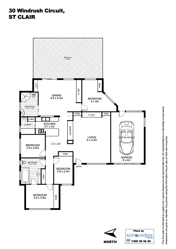 Floorplan of Homely house listing, 30 Windrush Circuit, St Clair NSW 2759