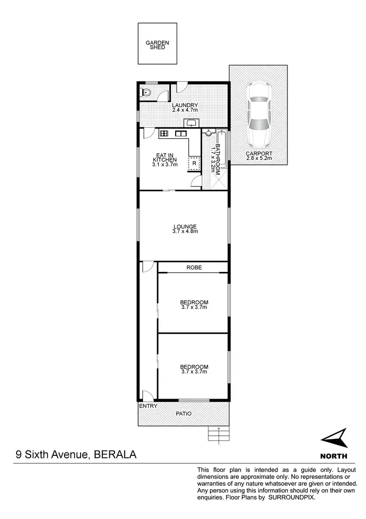Floorplan of Homely house listing, 9 Sixth Ave, Berala NSW 2141