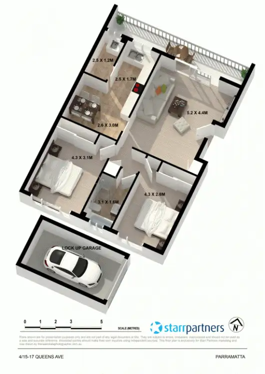 Floorplan of Homely unit listing, 4/15-17 Queens Avenue, Parramatta NSW 2150