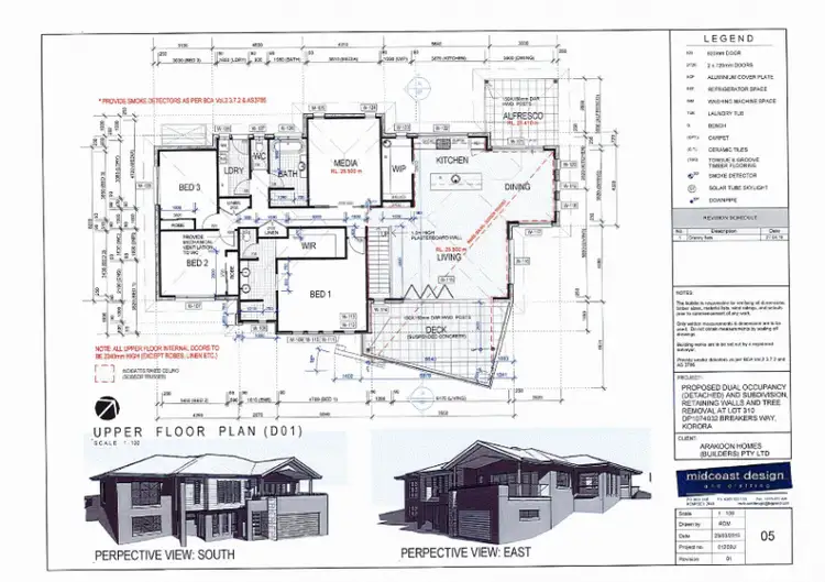 Floorplan of Homely house listing, 5C Breakers Way, Korora NSW 2450