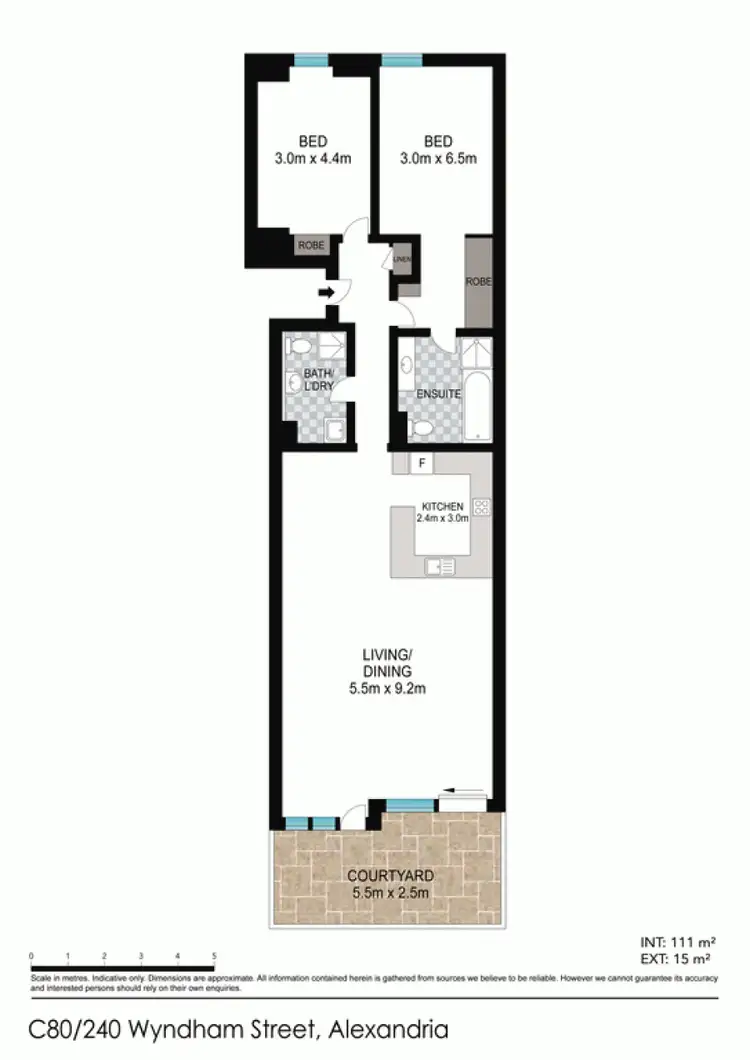 Floorplan of Homely unit listing, C80/240 Wyndham Street, Alexandria NSW 2015