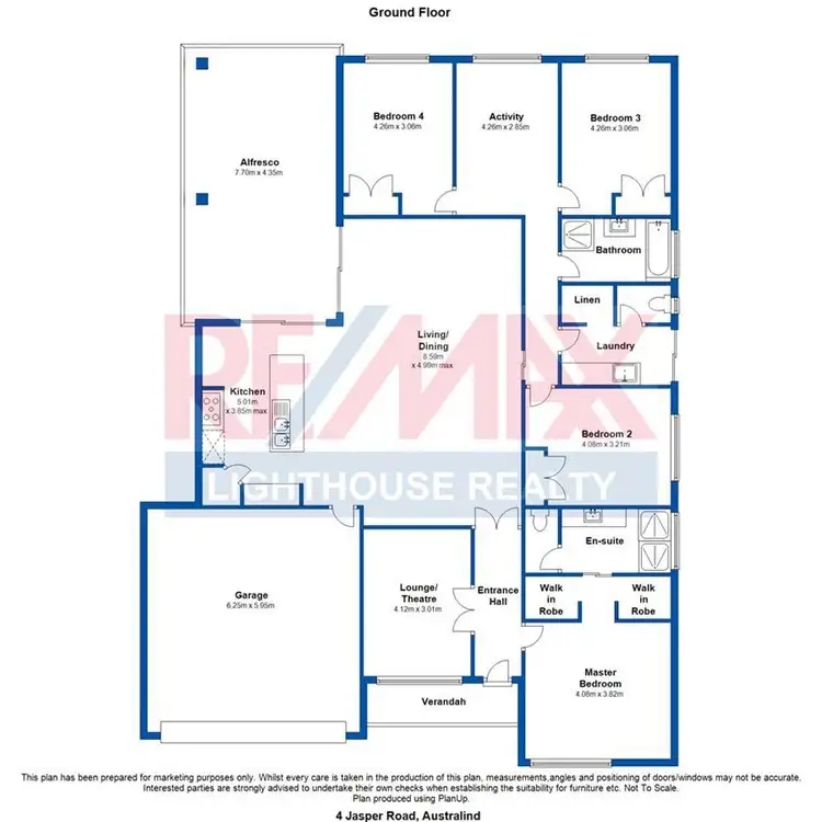 Floorplan of Homely house listing, 4 Jasper Road, Australind WA 6233