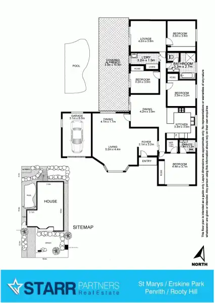Floorplan of Homely house listing, 8 Strickland Place, Erskine Park NSW 2759