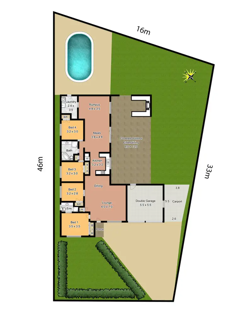 Floorplan of Homely house listing, 2 Mary Place, Bligh Park NSW 2756