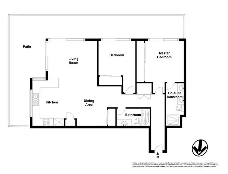 Floorplan of Homely unit listing, 2/15 Norman Avenue, Lutwyche QLD 4030