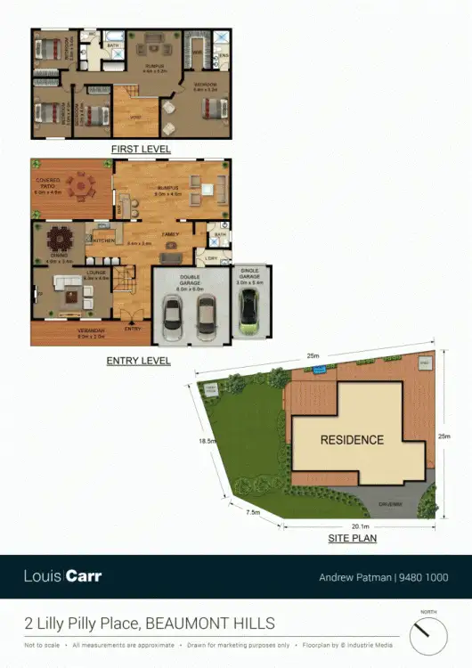 Floorplan of Homely house listing, 2 Lilly Pilly Place, Beaumont Hills NSW 2155