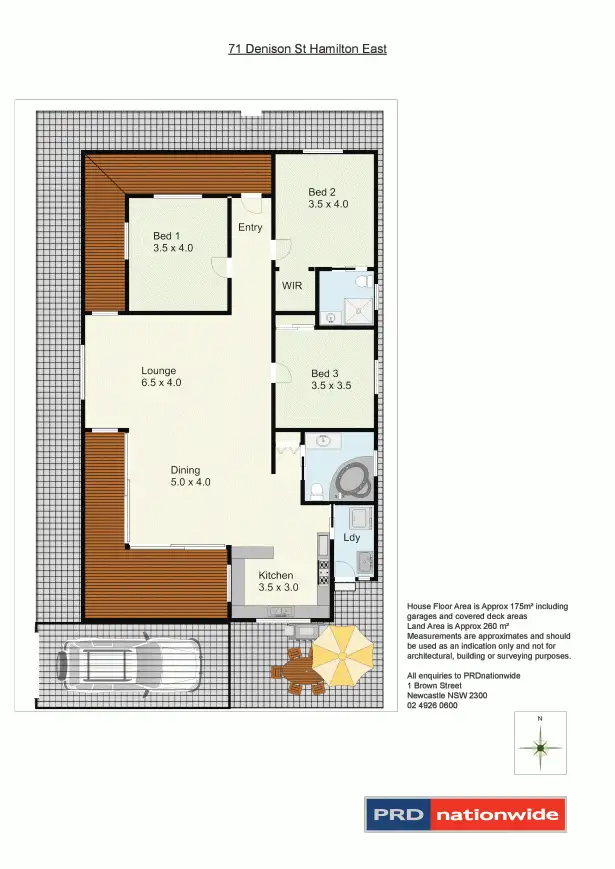 Floorplan of Homely house listing, 71 Denison Street, Hamilton East NSW 2303