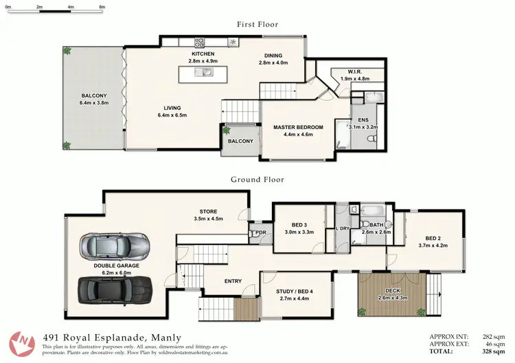 Floorplan of Homely house listing, 491 Royal Esplanade, Manly QLD 4179