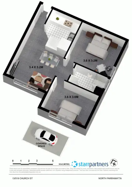 Floorplan of Homely unit listing, 13/519 Church Street, North Parramatta NSW 2151