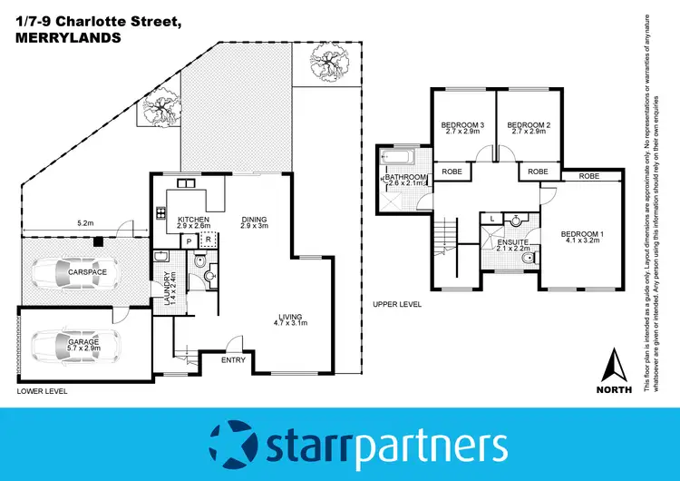 Floorplan of Homely townhouse listing, 1/7-9 Charlotte Street, Merrylands NSW 2160