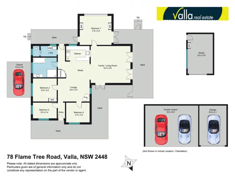 Floorplan of Homely rural property listing, 78 Flame Tree Road, Valla NSW 2448