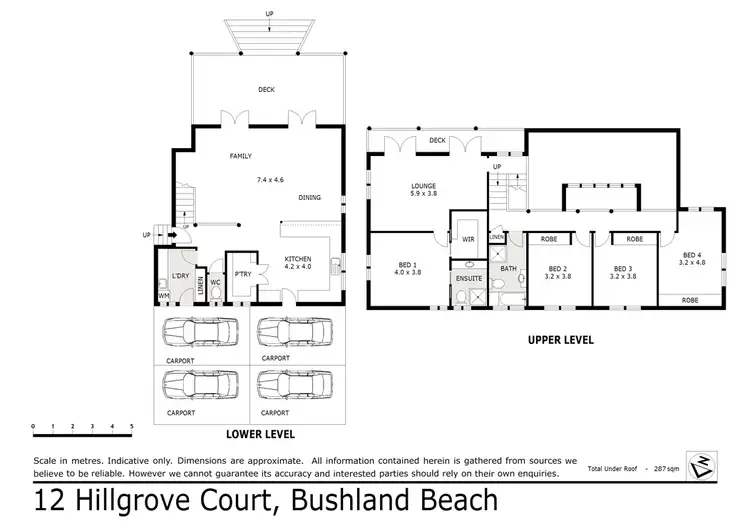 Floorplan of Homely house listing, 12 Hillgrove Court, Bushland Beach QLD 4818